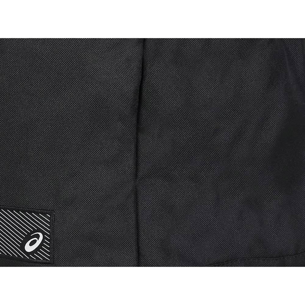 asics latest design small logo black backpack