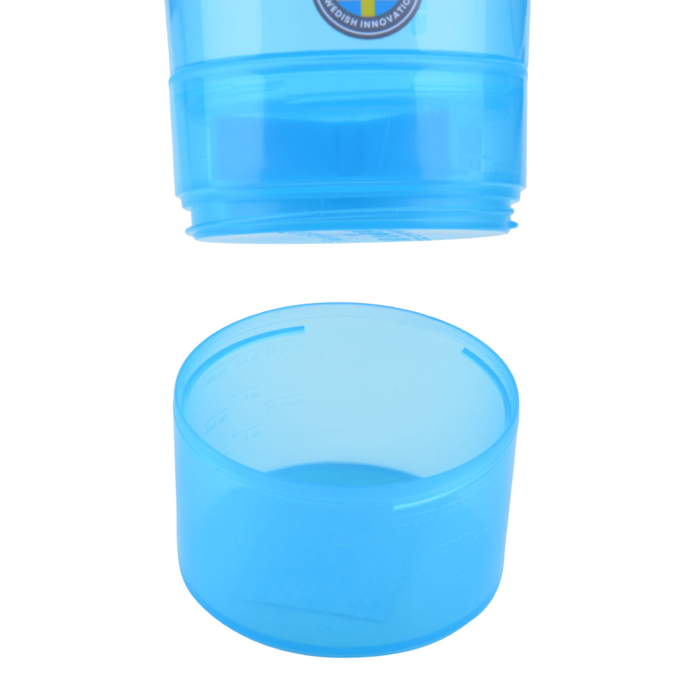 Microwave safe SmartShake Original 2GO Blue Shaker