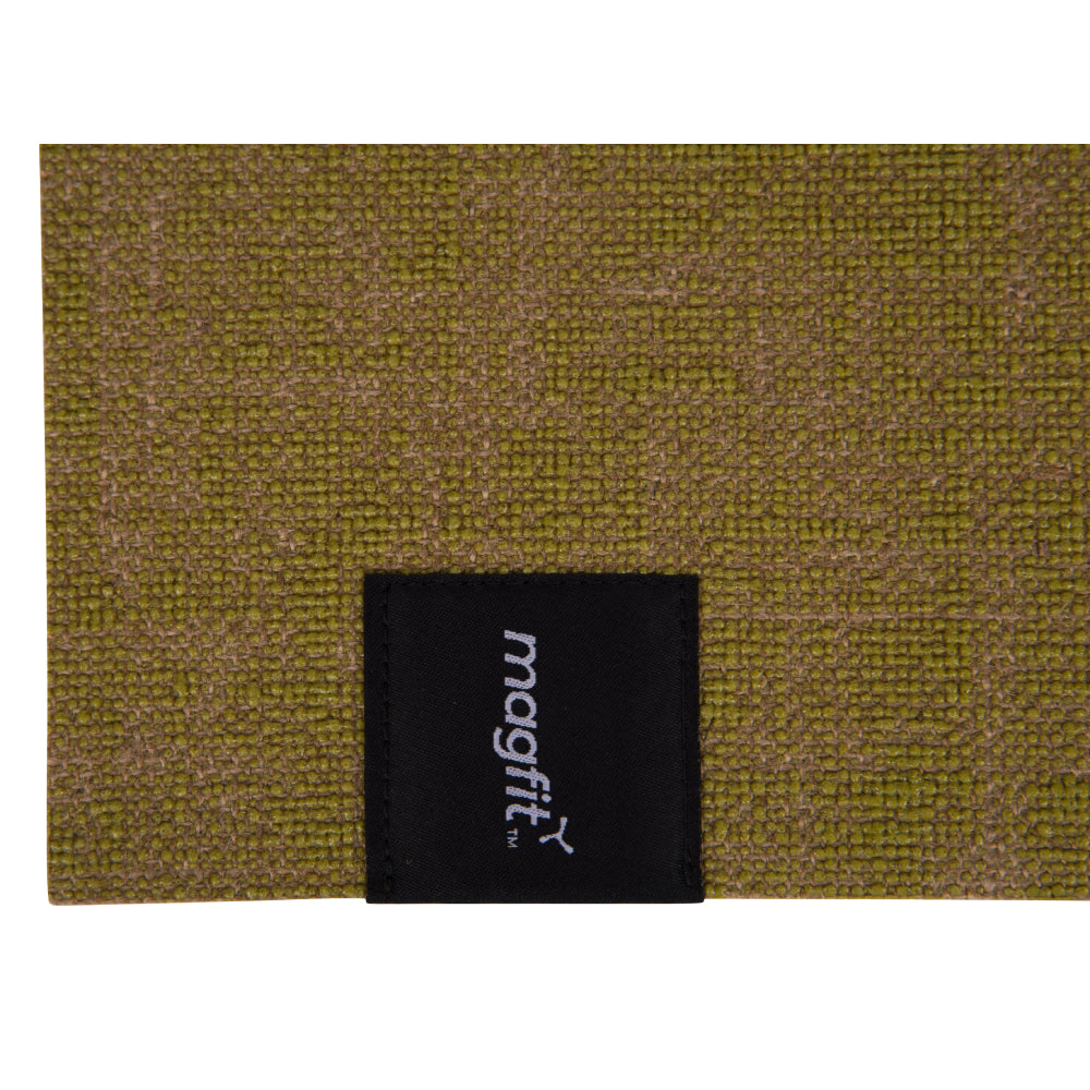 2024 top recommended  MagFit Jute Yoga Mat 5mm (Green)