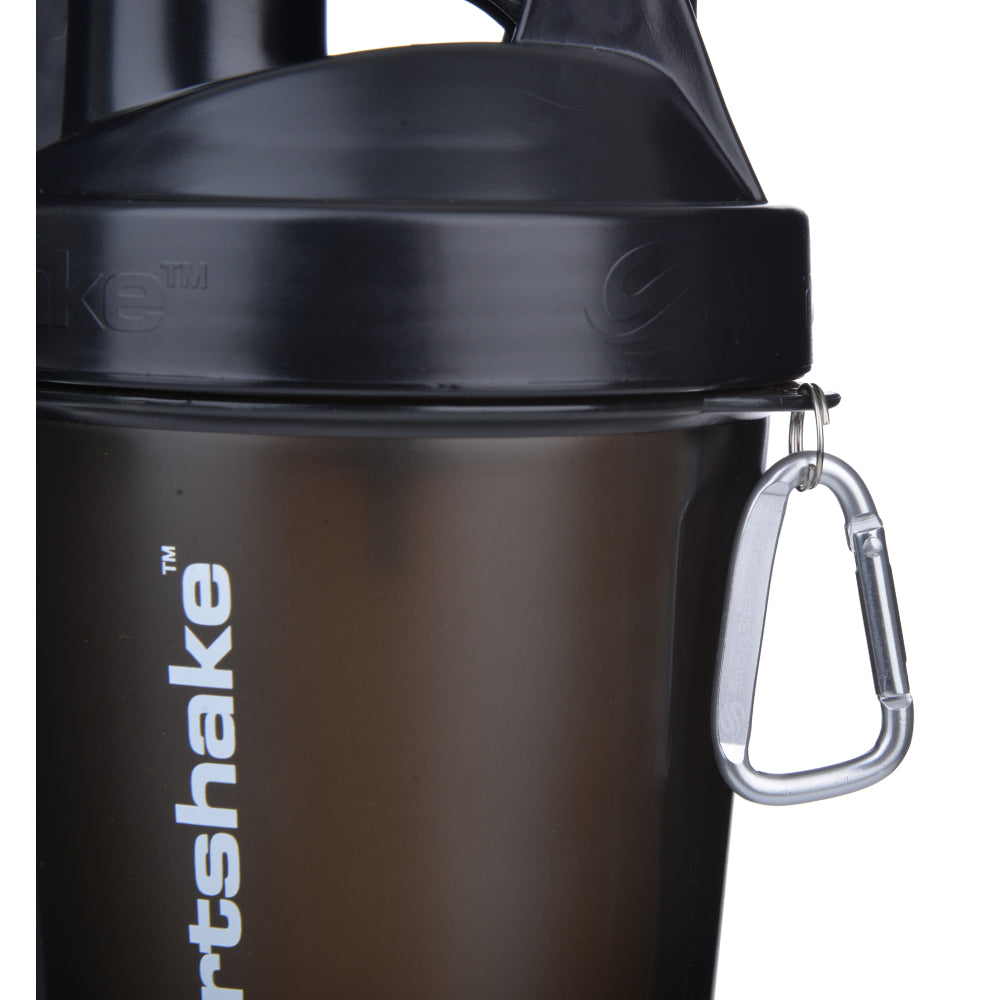 Microwave safe SmartShake Lite Black Shaker