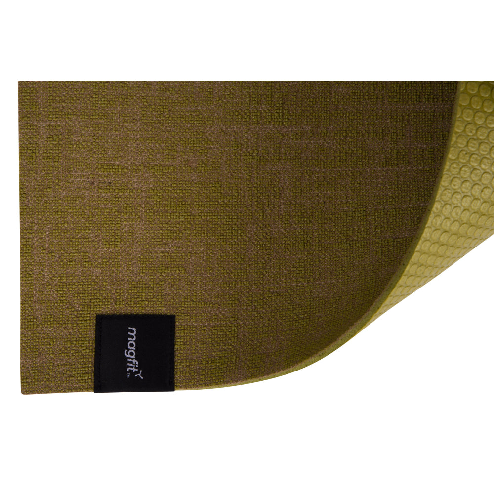 2024 best Recommended  MagFit Jute Yoga Mat 5mm (Green)