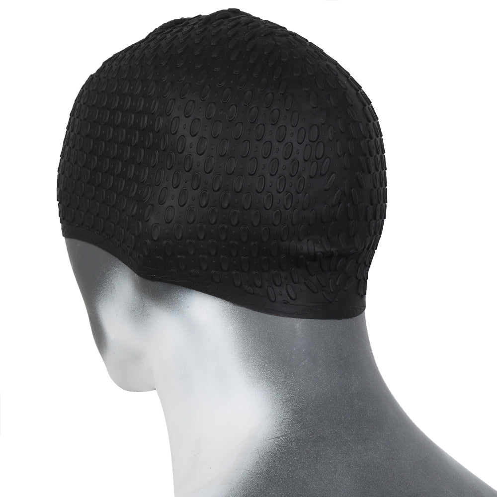 Recommended  MagFit Bubble Swimming Cap (Black)