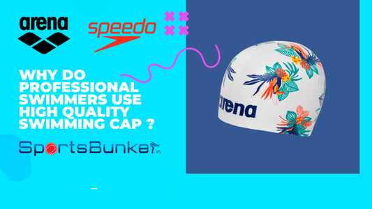 Why do professional swimmers use high quality caps?