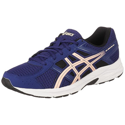 ASICS Men's Gel-Contend 4B+ Running Shoe (Dive Blue/Apricot Crush)