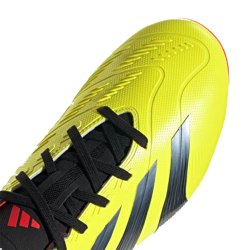 Adidas Unisex Perdator League Firm Ground Football Shoe (Yellow/Core Black/Solar Red)