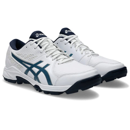 ASICS Men's Gel-Peake 2 Cricket Shoe (White/Atlantis Blue)