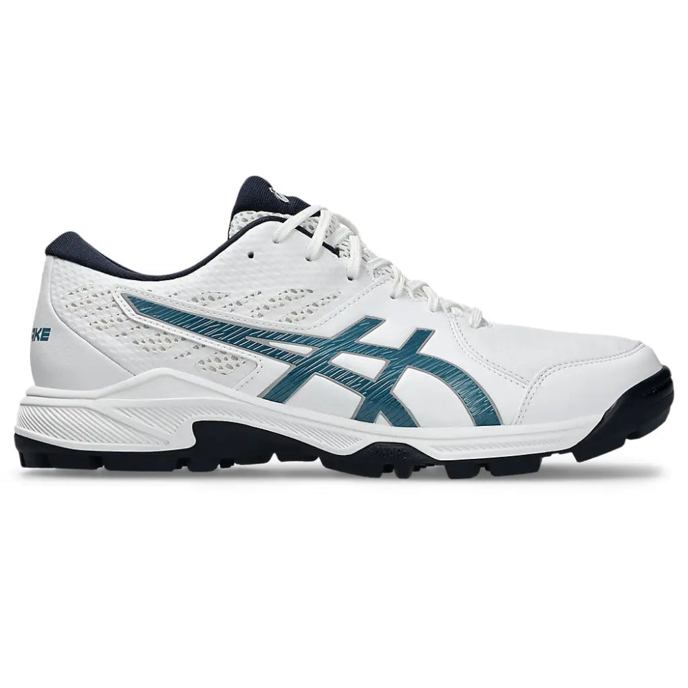 ASICS Men's Gel-Peake 2 Cricket Shoe (White/Atlantis Blue)