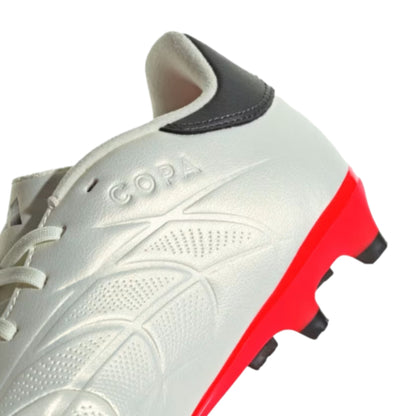 Adidas Copa Pure 2 League Football Shoe (Ivory/Core Black/Solar Red)