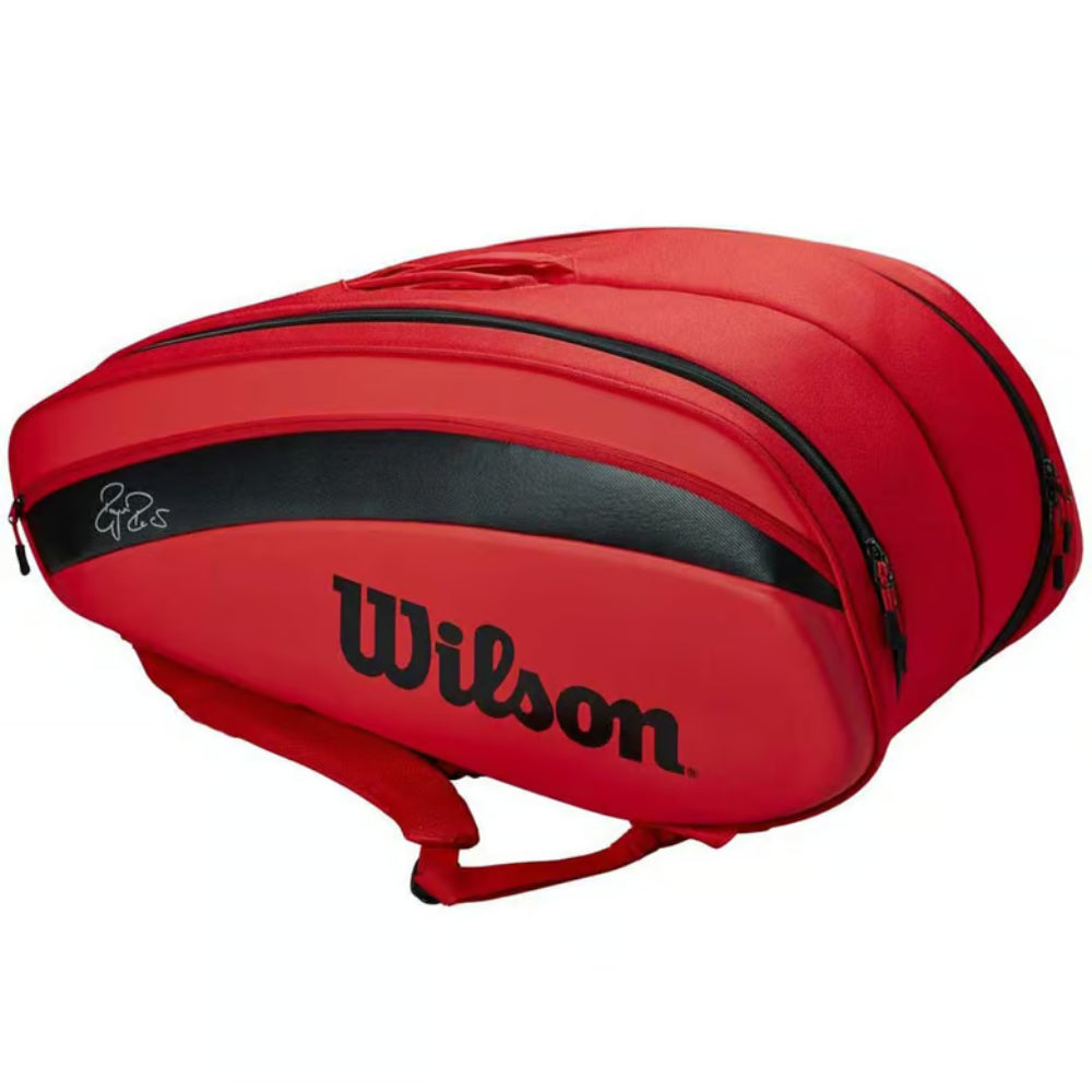 Recommended WILSON Roger Federer DNA 12R Tennis Kit Bag 