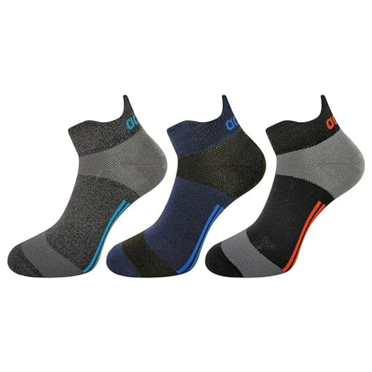 Best Adidas Men Flat Knit Low Cut Charcoal Socks 