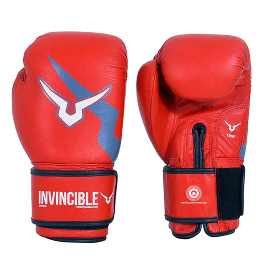 Invincible Extreme Competition Boxing Gloves (Red)
