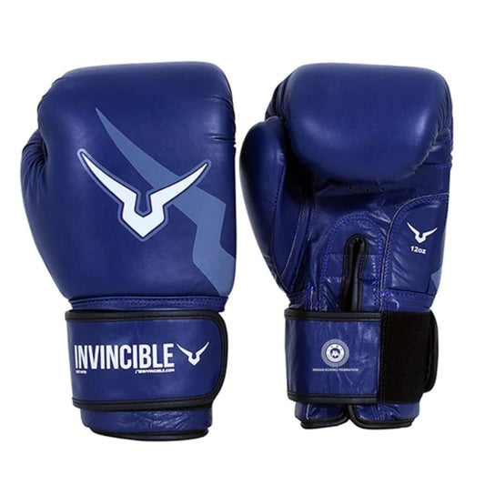 Invincible Extreme Competition Boxing Gloves (Blue)