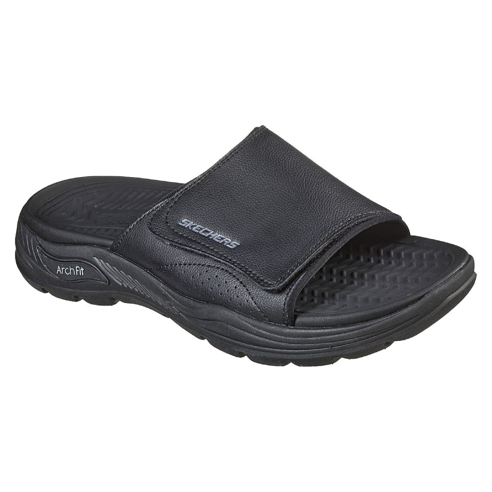 Skechers sandals clearance black