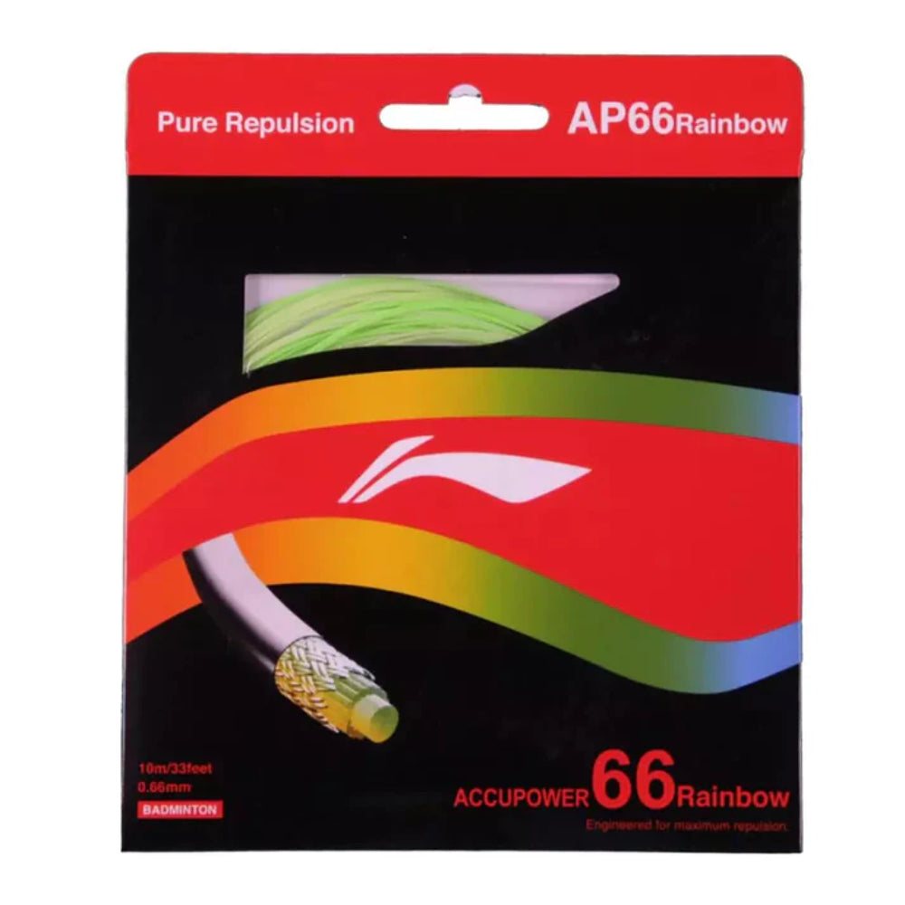 Latest Li-Ning AP66 Rainbow Yellow Badminton String 