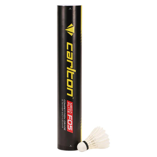 CARLTON Megaflite F05 Feather Badminton Shuttlecock (Speed 77) (Pack Of 12)