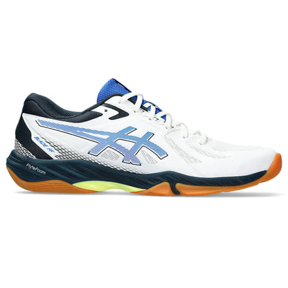 ASICS Men's Blade FF Badminton Shoe (White/Illution Blue)