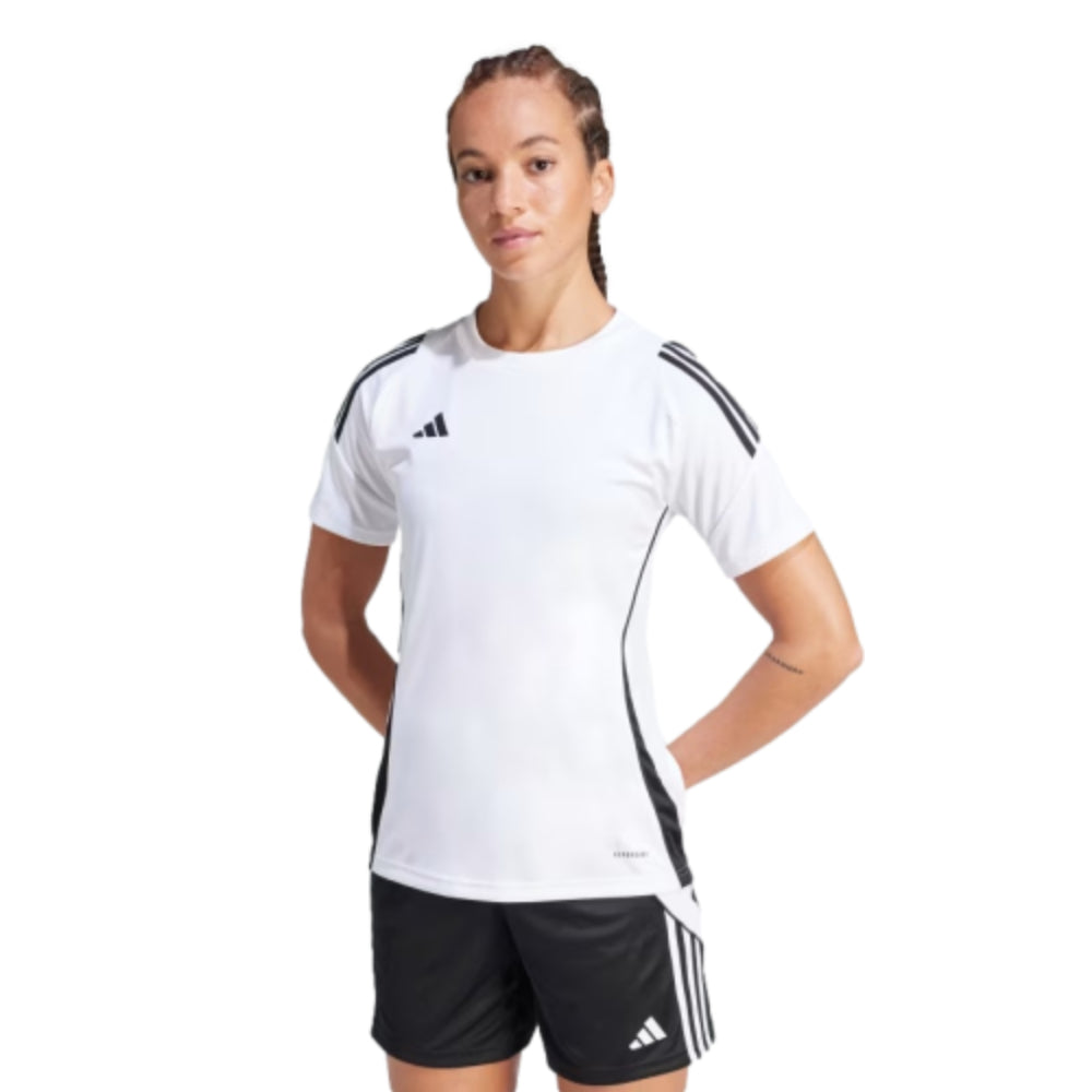 Adidas Women's Tiro 24 Jersey (White/Black)