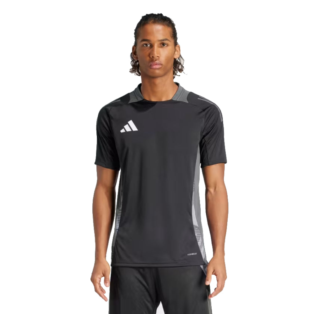 Adidas Men's Tiro 24 Competition Training Jersey (Black/Team Dark Grey)