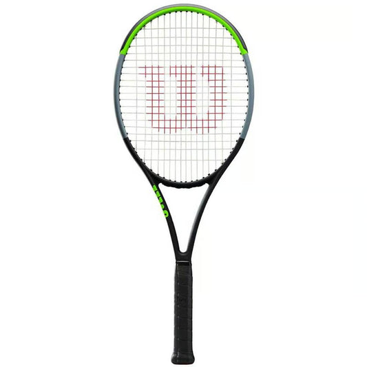 WILSON Blade 100UL V7.0 Unstrung Tennis Racquet (Black/Grey/Green)