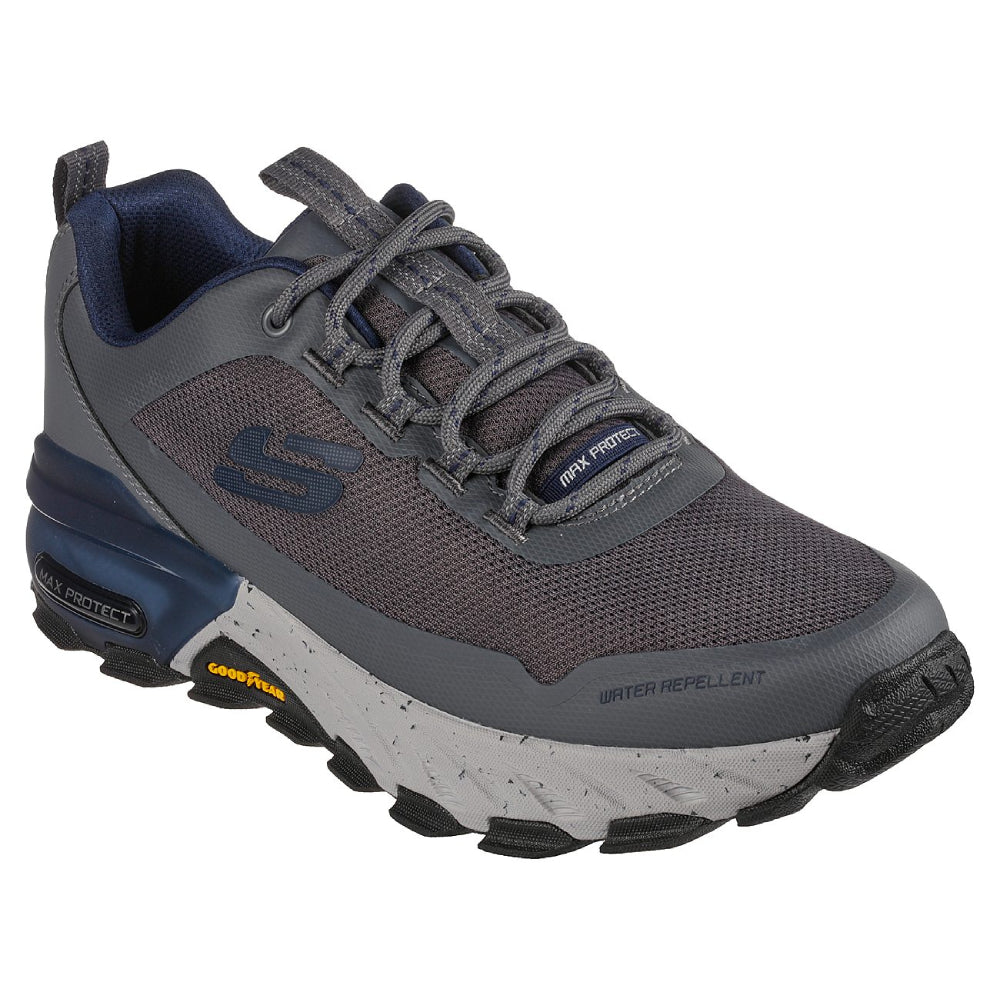 SKECHERS Men's Max Protect-Liberated Running Shoe (Charcoal)