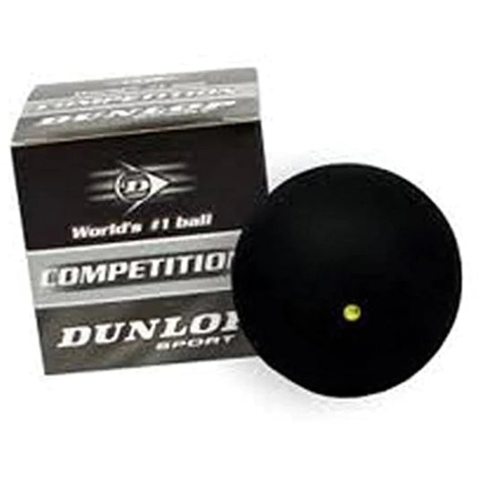 DUNLOP Single Dot Squash Ball (Balck)