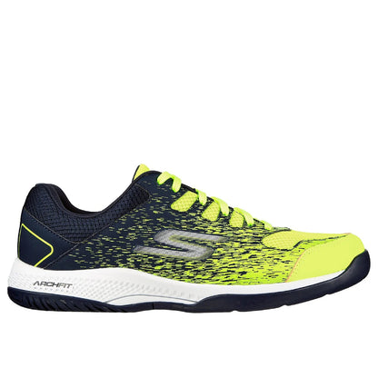 skechers latest pickleball yellow tennis shoe