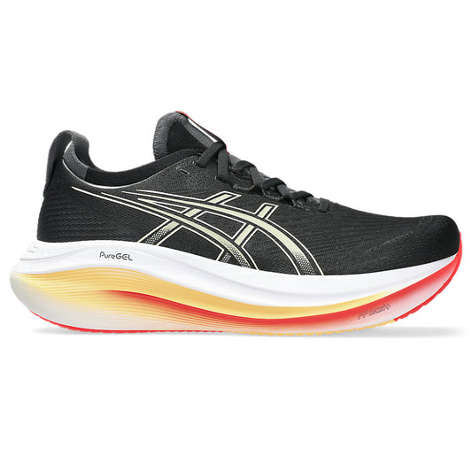 ASICS Men's Gel-Nimbus 27 Running Shoe (Black/Khaki)