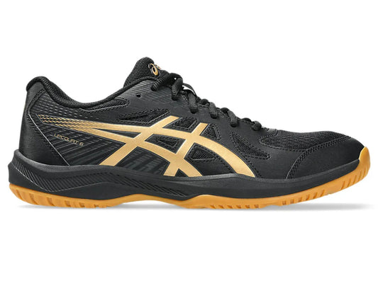ASICS Men's Upcourt 6 Badminton Shoe (Black/Pure Gold)