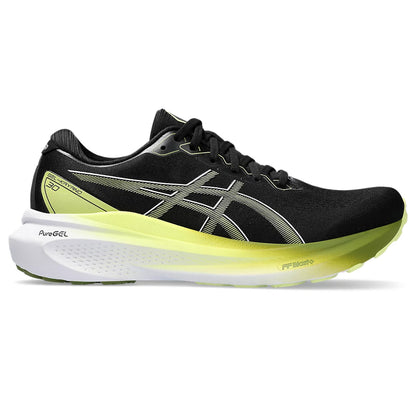 asics Gel-Kayano 30 best  running Black,Glow Yellow Shoes