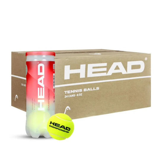 Head Championship Tennis Balls (Lime Yellow) (24 Cans)