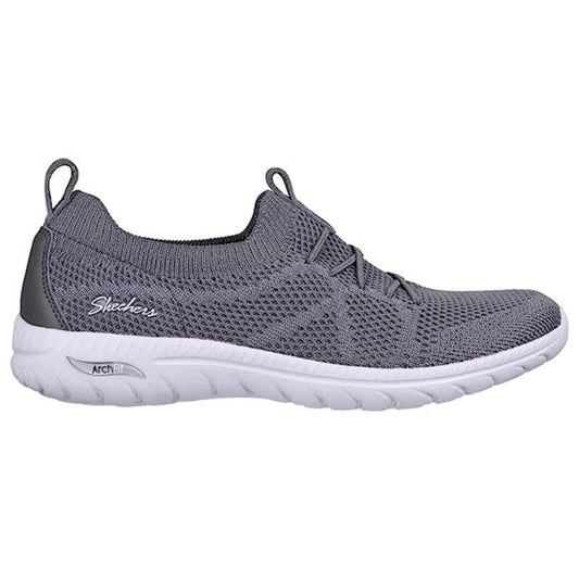 skechers latest  arch fit flex  charcoal running shoe