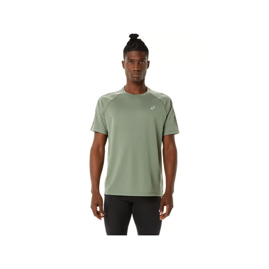 asics best Icon Short Sleeve Green Top