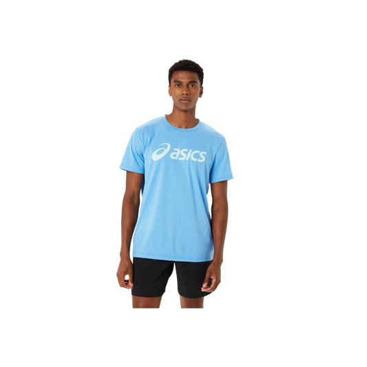 asics latest graphic short sleeve waterscape Top