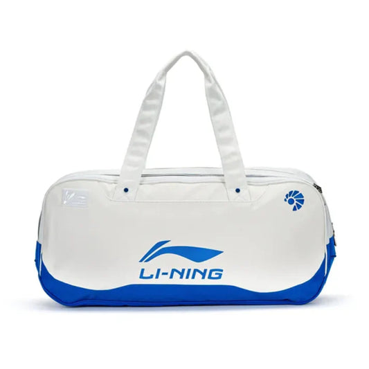 Li-Ning Rectangular Badminton Kit Bag (White/Blue)