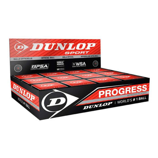 DUNLOP Red Single Dot Squash Ball