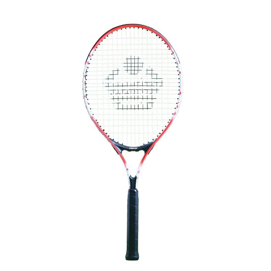 Cosco Junior's ACE Mid Aluminium Tube Tennis Racquet (Red/White)