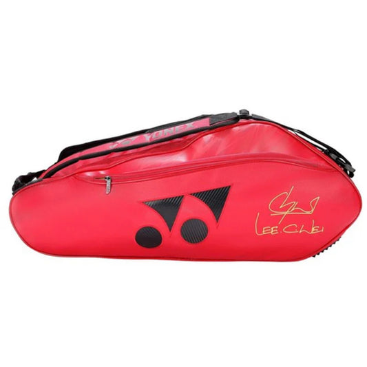YONEX SSS-3D-Q014-2226-BT6-S Badminton Kit Bag (Scarlet Smile/Black)