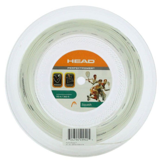 HEAD Perfect Power Squash String Reel (White)