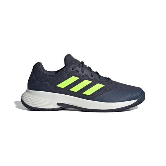 Best Adidas Men Game Court 2 Navy Tennis Shoe