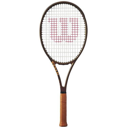 WILSON Pro Staff 97 V14 Unstrung Tennis Racquet (Metalic Brown)