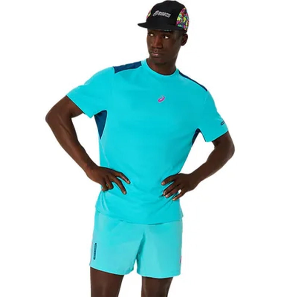ASICS Men's Padel Court SS Top (Aqua)
