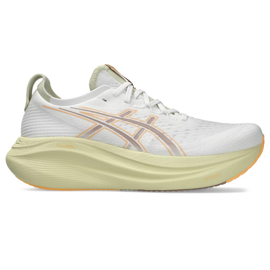 Asics Men's Gel-Nimbus 27 (White/Fawn)