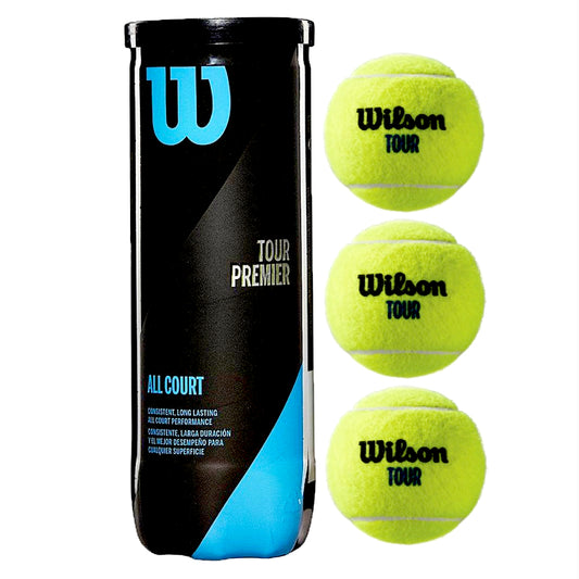 WILSON Tour Premier Tennis Ball (Green)