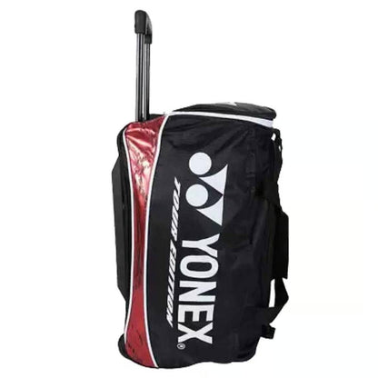 YONEX SUNR-9031P TRM Tour Edition Badminton Trolly Bag (Black/Red)
