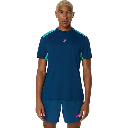 ASICS Men's Padel Court SS Top (Blue)