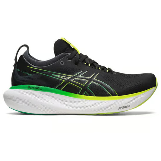 asics Gel-Nimbus latest model Black,Lime Zest Shoes