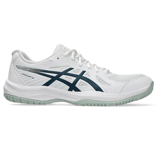 Asics Men's Upcourt 6 (White/Tranquil Teal)