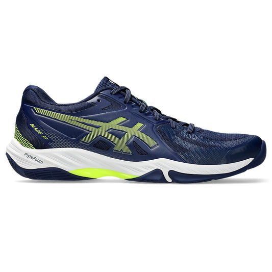 ASICS Men's Blade FF Badminton Shoe (Blue Expanse/Safety Yellow)