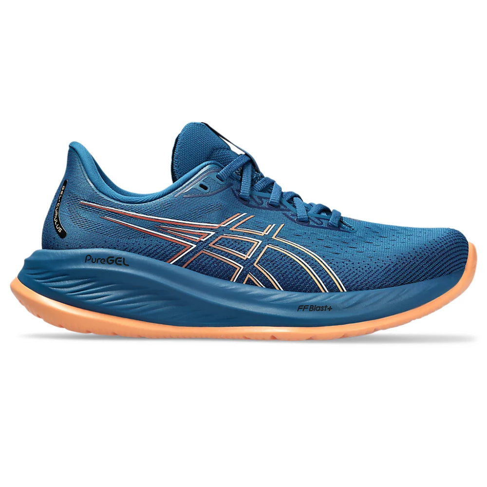 ASICS Men's Gel-Cumulus 26 Running Shoe (Rich Navy/Faded Orange)