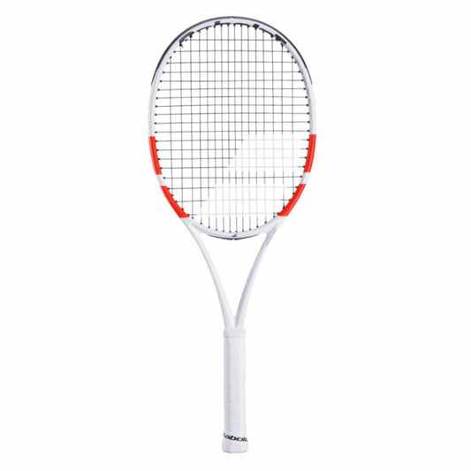 Babolat Pure Strike Lite 2024 4th Gen Unstrung Tennis Racquet (White/Red)